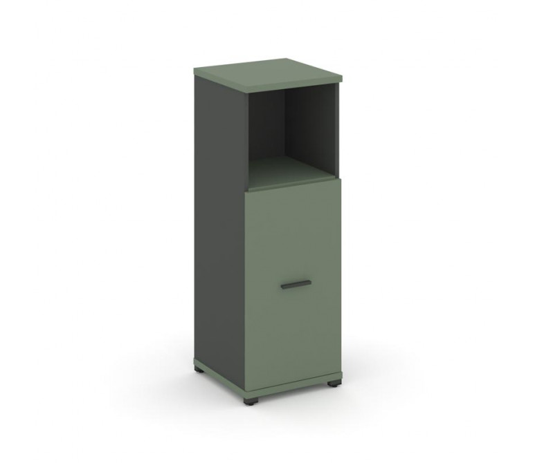 Концепт Шкаф 1 узкая секция, 3 ниши CN.STU.E-313 A Кобо/Антрацит NEW/Металл Антрацит 420*420*1186