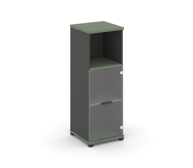 Концепт Шкаф 1 узкая секция, 3 ниши CN.STU.E-313 SP A Кобо/Антрацит NEW/Металл Антрацит/Прозрачный 4