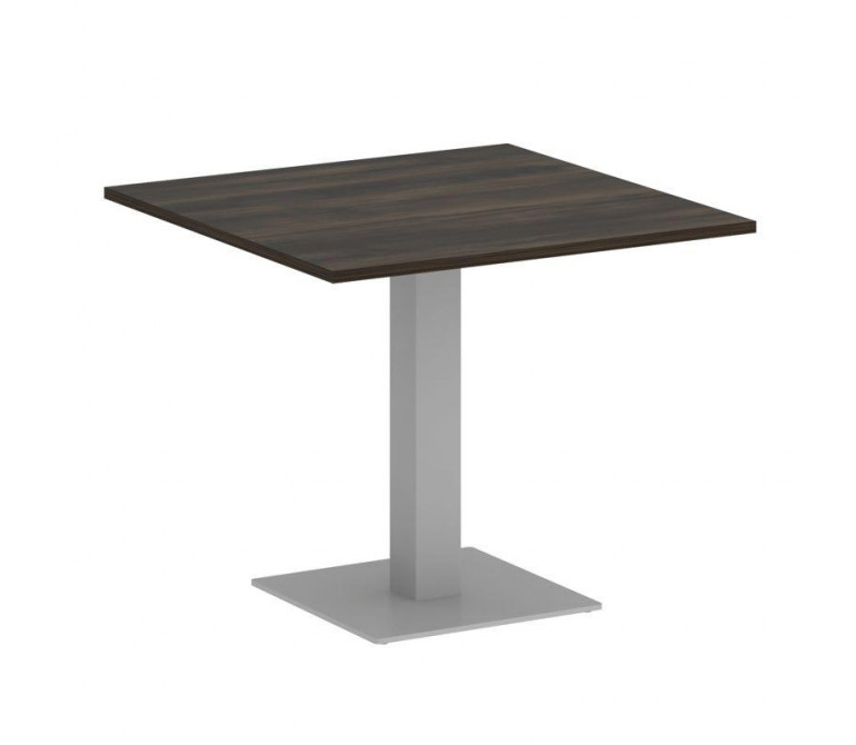 Оникс Директ Стол квадратный O.SPRG-2 Дуб Мали/Металл Серый 900*900*750