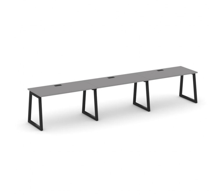 Стайл Проджект Рабочая станция односторонняя SN-5T1.ORS-052 Серый Пепел/Металл Черный/Заглушка Пласт