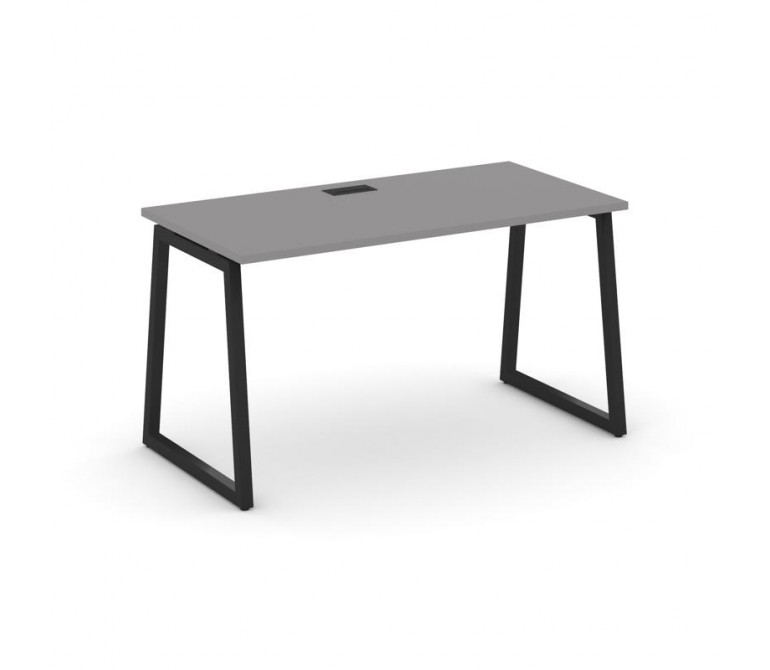 Стайл Проджект Стол письменный SN-4T1.SP-005 Серый Пепел/Металл Черный/Заглушка Пластик Черный 1780*