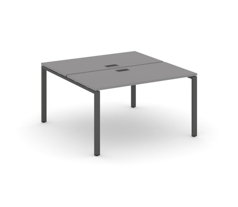 Стайл Проджект Рабочая станция двухсторонняя SN-6P.DRS-003 Серый Пепел/Металл Антрацит 1380*1232*750
