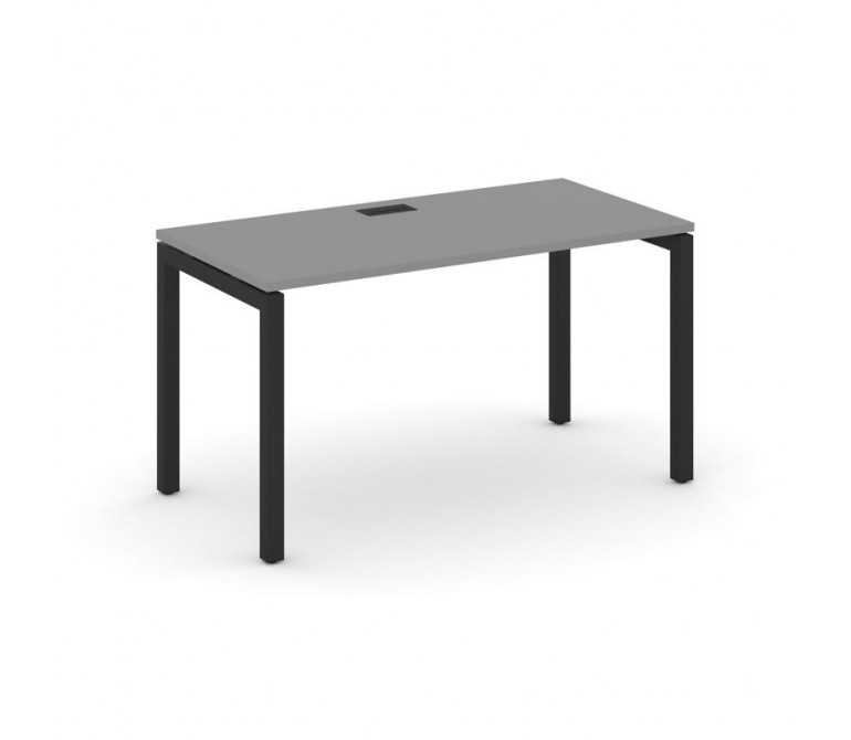 Стайл Проджект Стол письменный SN-5P.SP-003 Серый Пепел/Металл Черный 1380*600*750