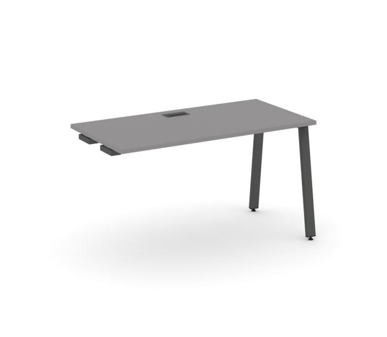 Стайл Проджект Стол приставка к опорным элементам SN-6A.OPRS-013 Серый Пепел/Металл Антрацит 1380*70