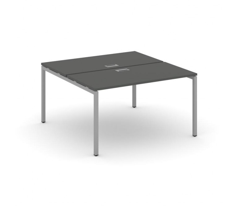 Стайл Проджект Рабочая станция 2-х сторон. SN-4P.DRS-002 Антрацит NEW/Металл Серый 1180*1232*750