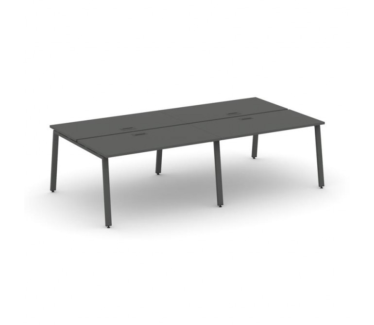 Стайл Проджект Рабочая станция 2-х сторон. SN-6A.DRS-052 Антрацит NEW/Металл Антрацит 2360*1632*750