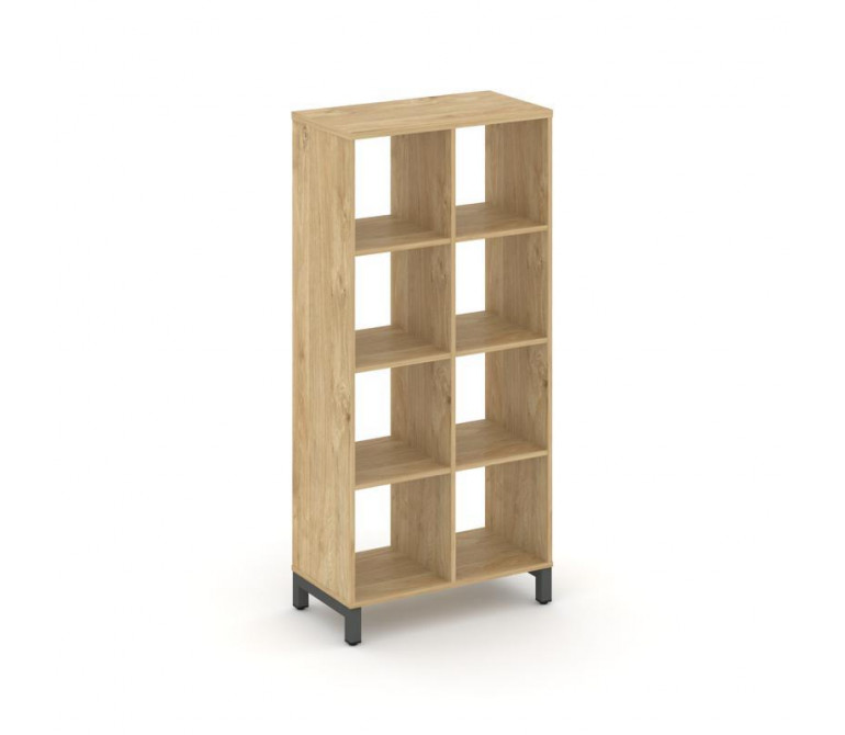 Стайл Проджект Каркас стеллажа 4 яр. SN.KS-420 Тиквуд Светлый/Металл Антрацит 754*400*1615