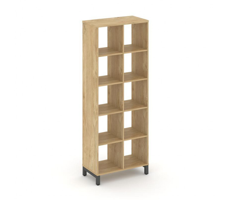 Стайл Проджект Каркас стеллажа 5 яр. SN.KS-520 Тиквуд Светлый/Металл Антрацит 754*400*1982