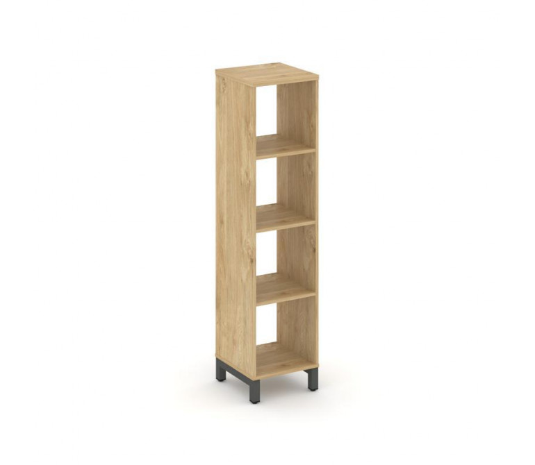Стайл Проджект Каркас стеллажа 4 яр. SN.KS-410 Тиквуд Светлый/Металл Антрацит 387*400*1615