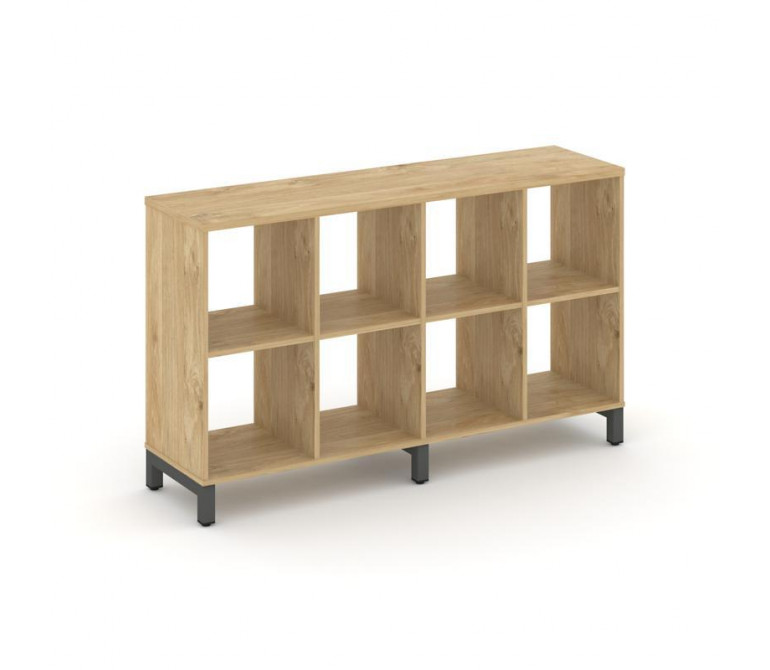 Стайл Проджект Каркас стеллажа 2 яр. SN.KS-240 Тиквуд Светлый/Металл Антрацит 1488*400*881