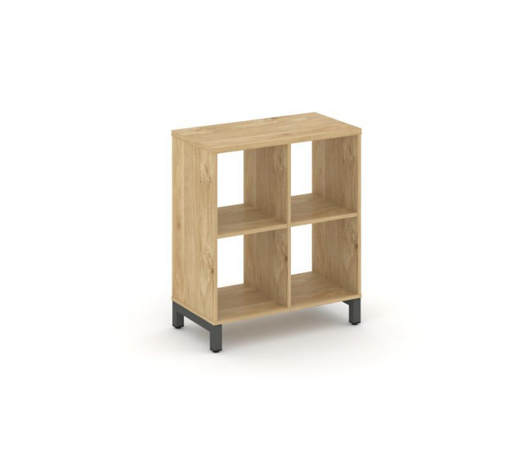 Стайл Проджект Каркас стеллажа 2 яр. SN.KS-220 Тиквуд Светлый/Металл Антрацит 754*400*881