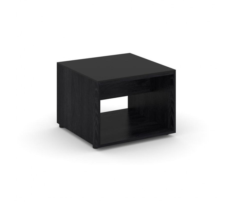 Касл Стол журнальный малый CS.D-SJM Каштан Тоскана/Лакобель Black 600*600*450