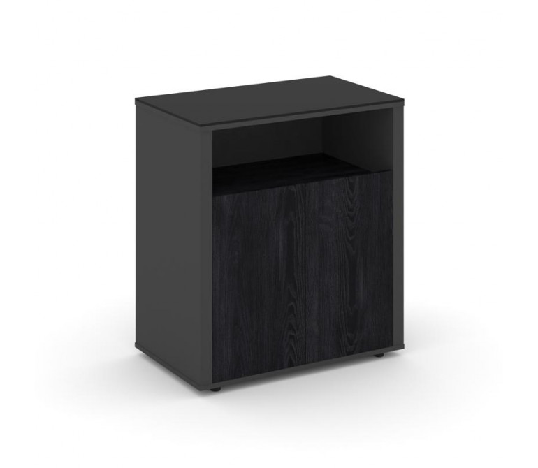 Касл Греденция CS.D-GR-2 Каштан Тоскана/Базальт/Лакобель Black 910*450*1011